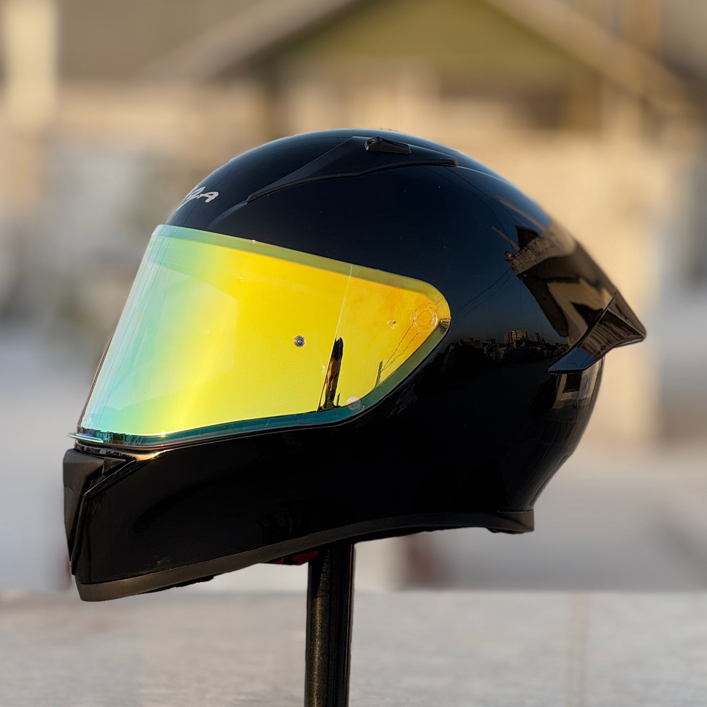 AFTERMARKET VEGA BOLT NIGHT VISION VISOR – REVO CLEAR GOLD (PINLOCK READY)