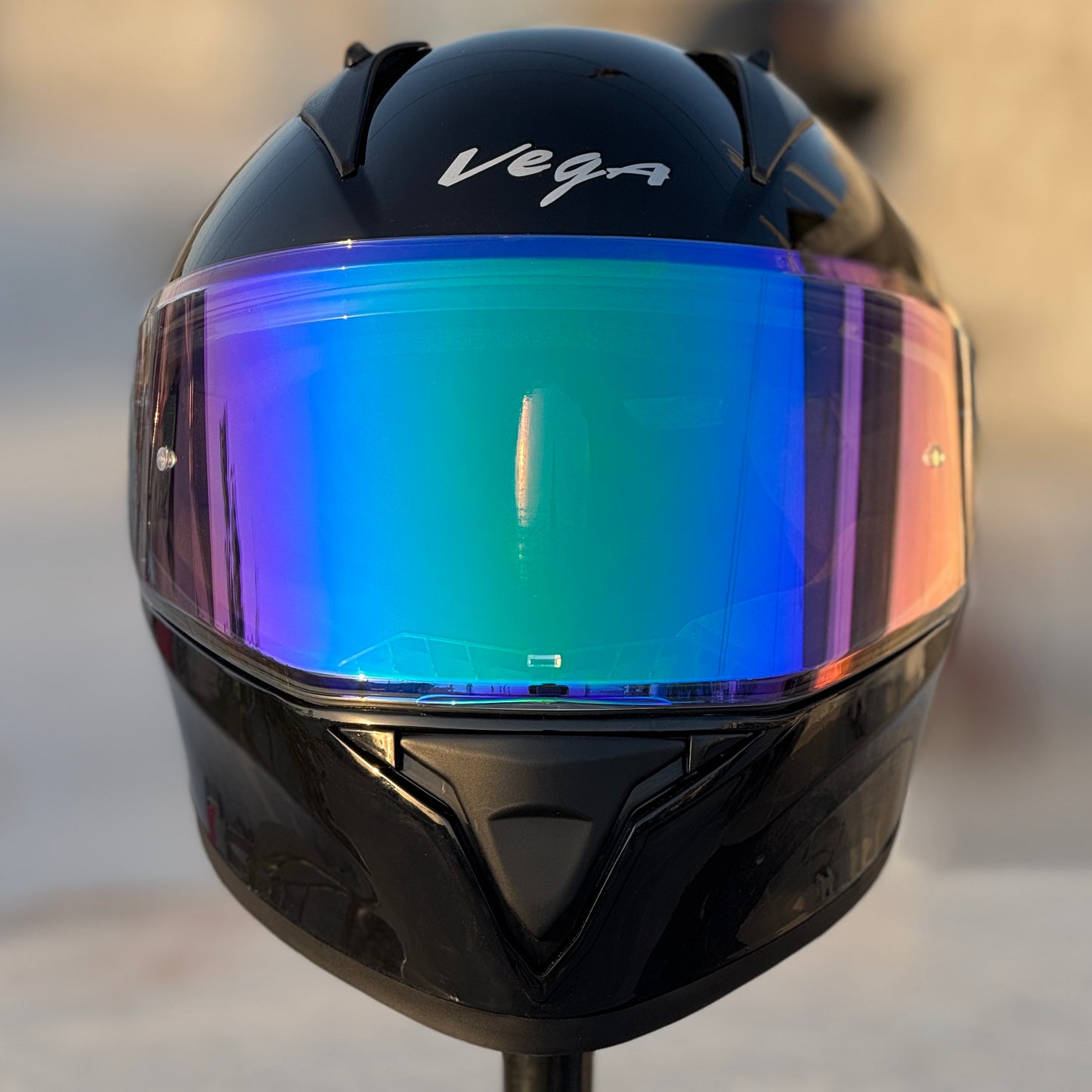 AFTERMARKET VEGA BOLT NIGHT VISION VISOR – REVO CLEAR GREEN (PINLOCK READY)