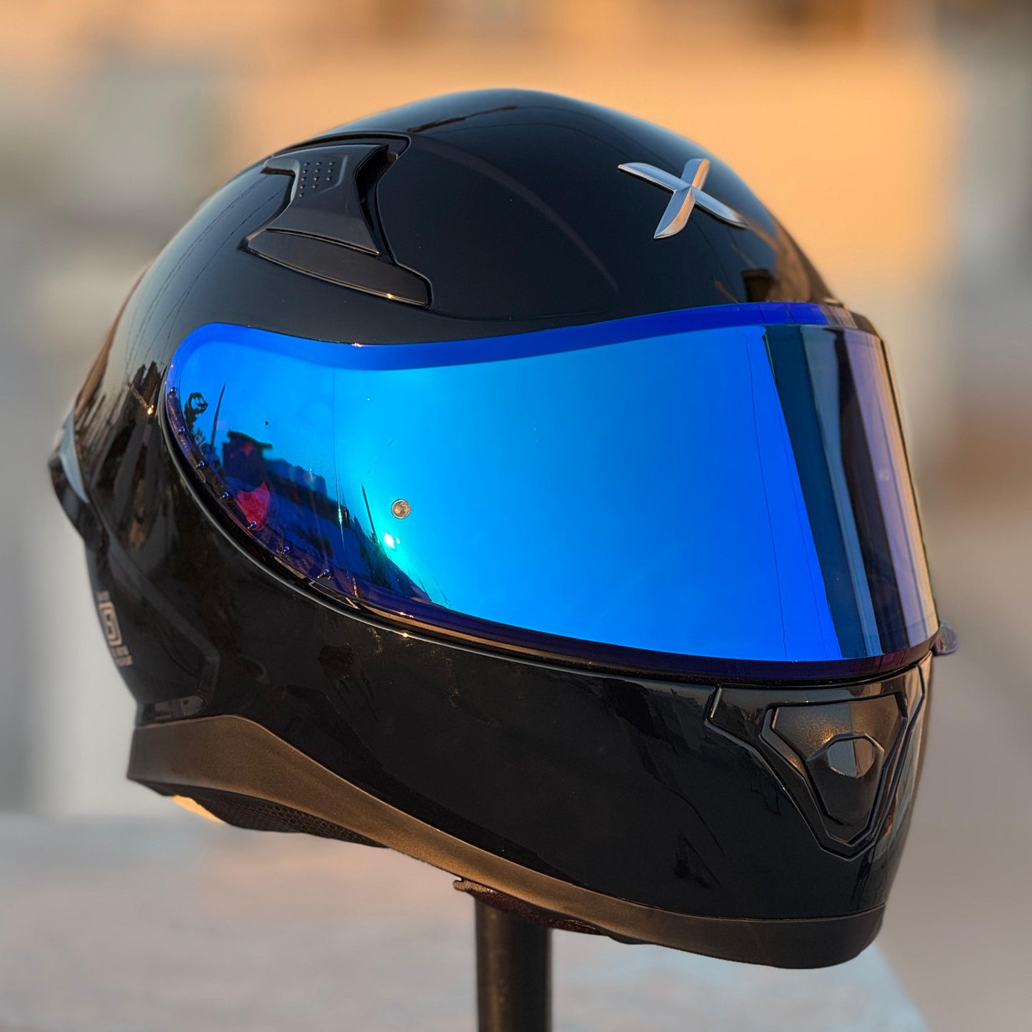 AFTERMARKET APEX NIGHT VISION – REVO DEEP BLUE VISOR (PINLOCK 70 READY)