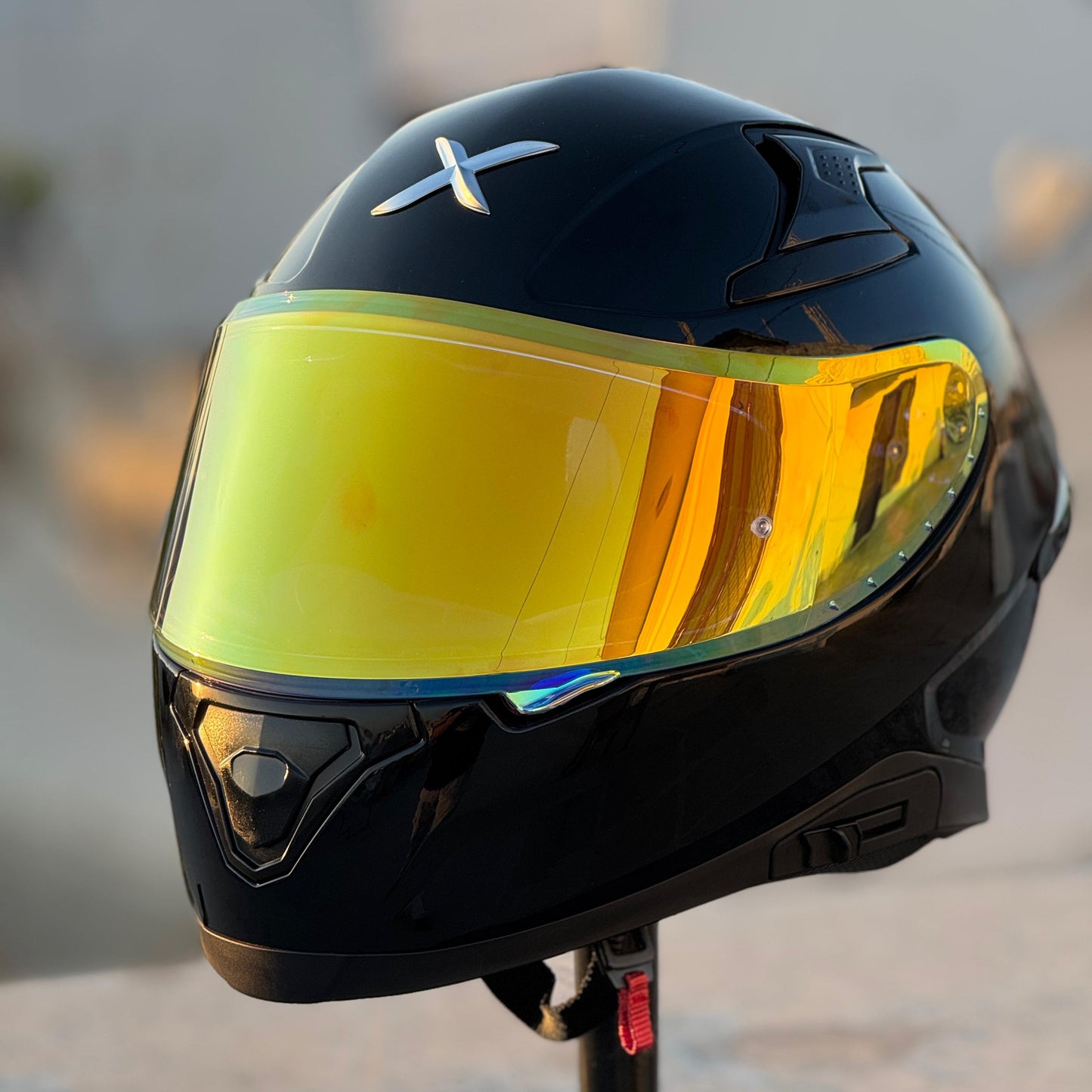 AFTERMARKET APEX NIGHT VISION – REVO CLEAR GOLD VISOR (PINLOCK 70 READY)