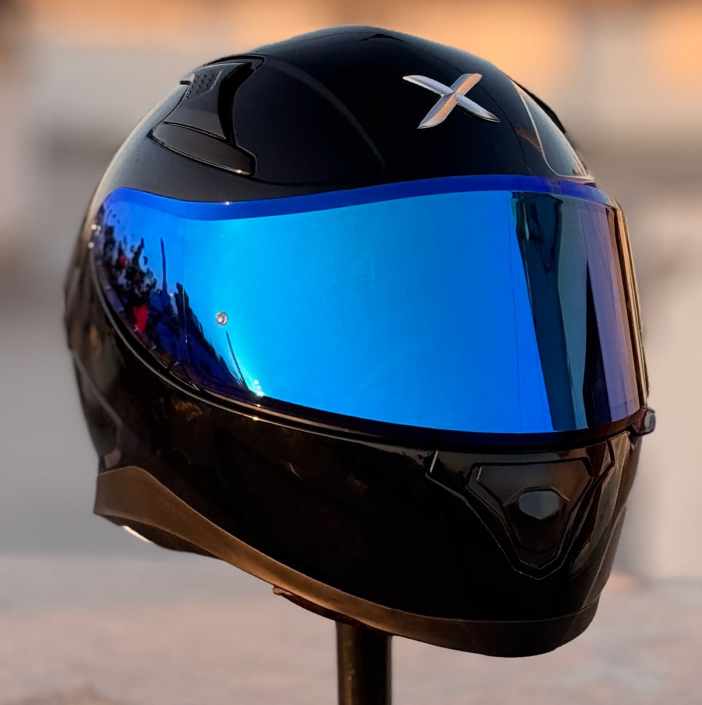 AFTERMARKET APEX NIGHT VISION – REVO DEEP BLUE VISOR (PINLOCK 70 READY)