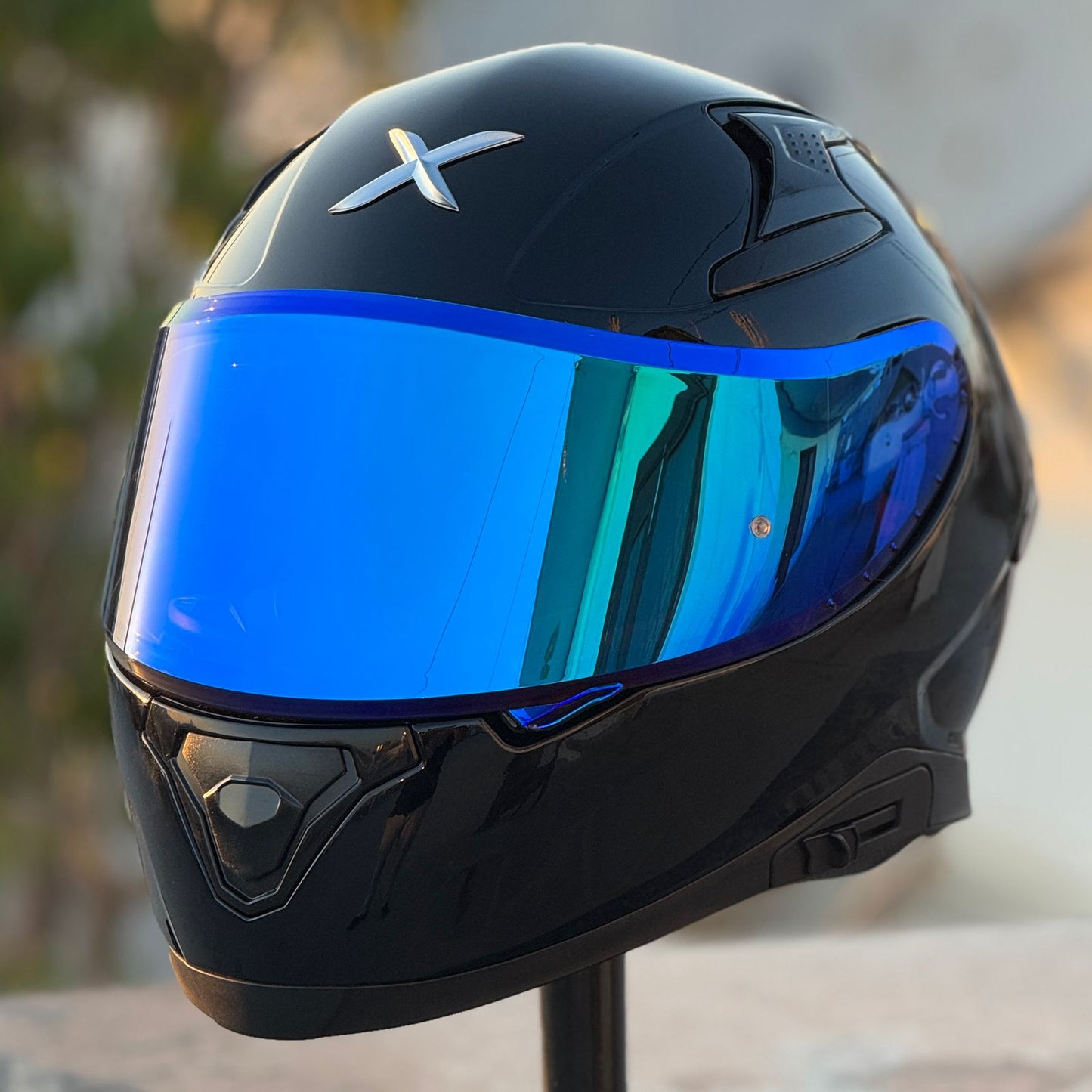 AFTERMARKET APEX NIGHT VISION – REVO DEEP BLUE VISOR (PINLOCK 70 READY)