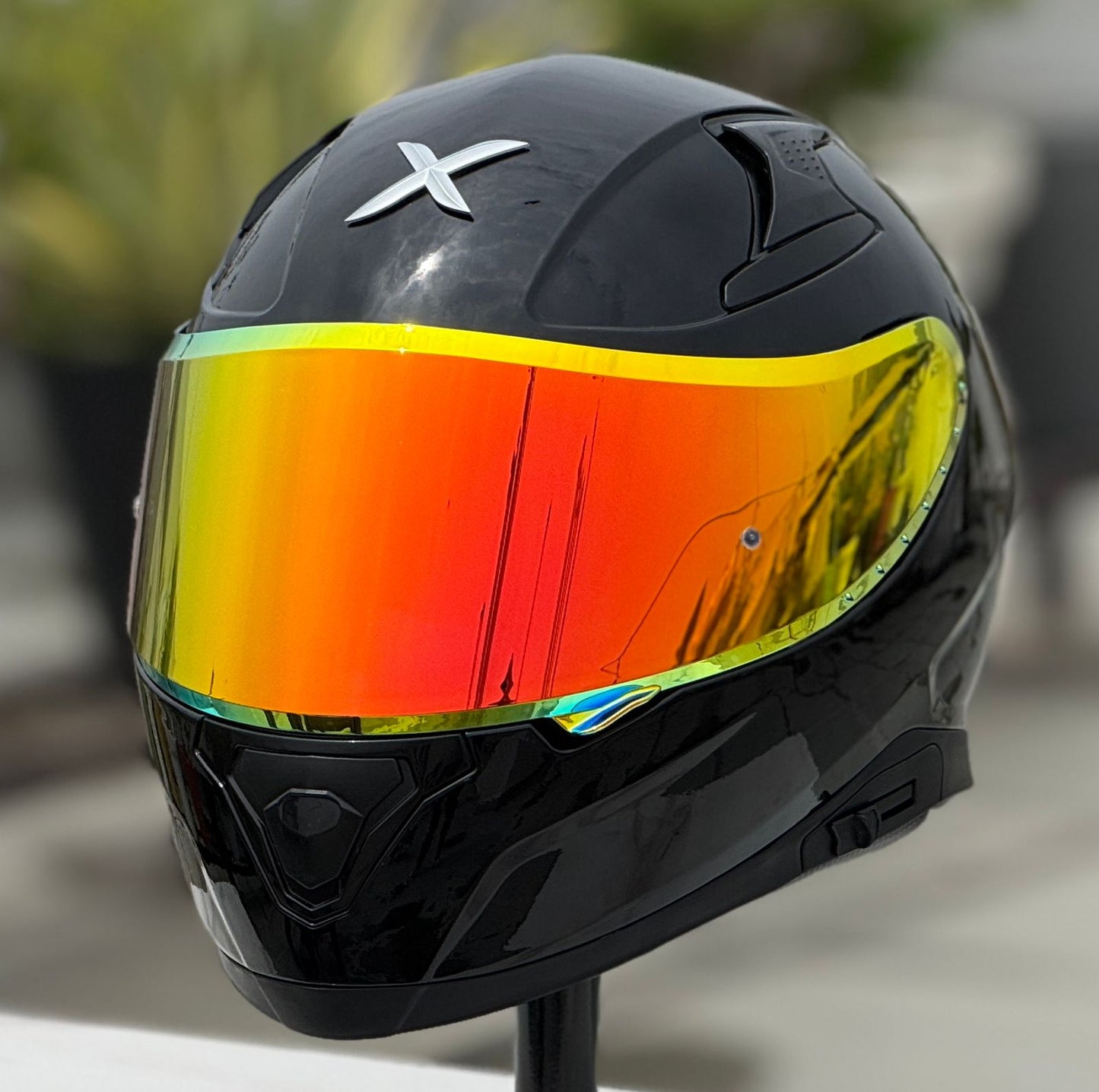 AFTERMARKET APEX – PREMIUM REVO RED VISOR (PINLOCK 30 READY) ( ONLY FOR DAY USE)