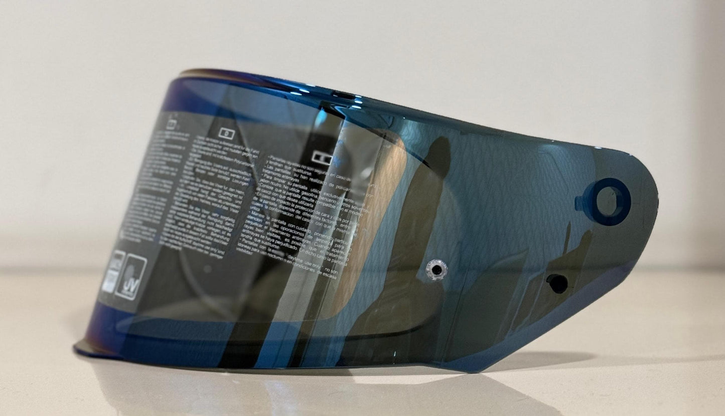 BLUE RAINBOW/IRIDIUM VISOR COMPATIBLE WITH LS2 FF800/FF320/FF353 HELMETS. ( MODEL STREAM, STORM 2, RAPID)
