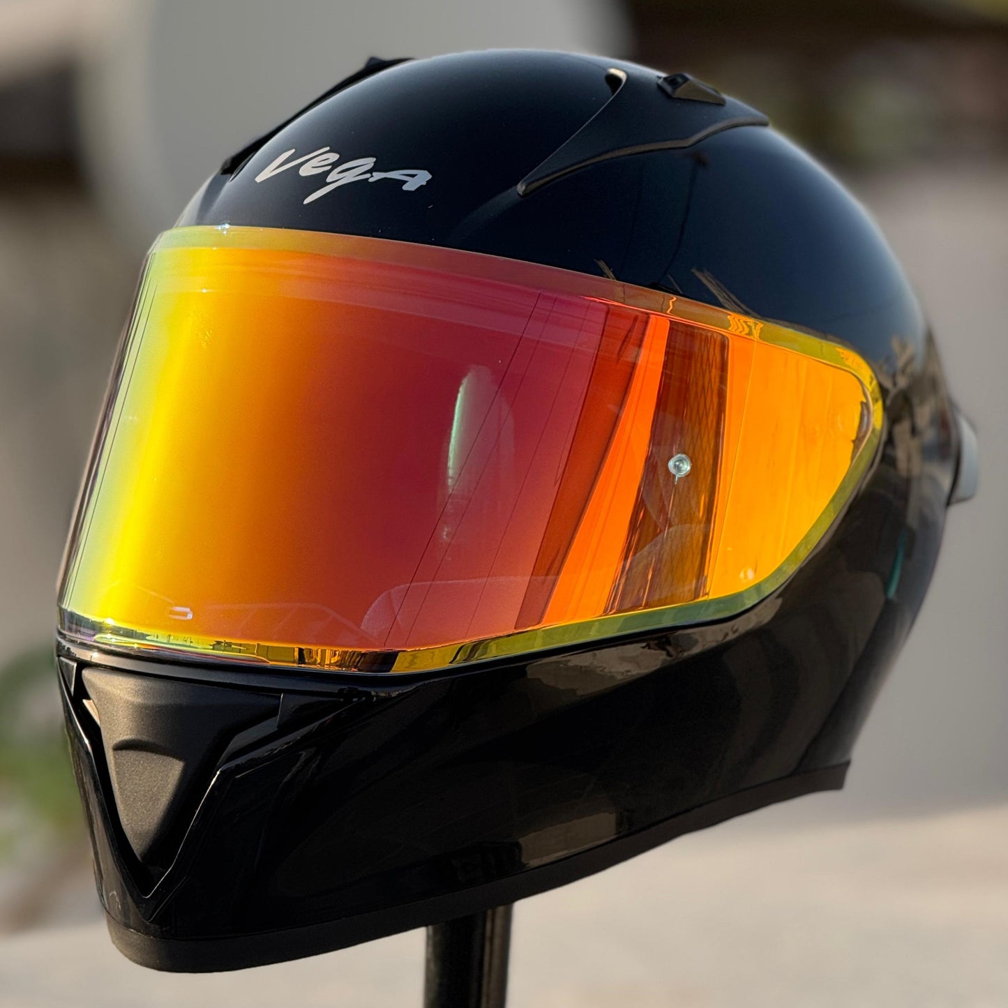 AFTERMARKET VEGA BOLT NIGHT VISION VISOR – REVO CLEAR RED (PINLOCK READY)