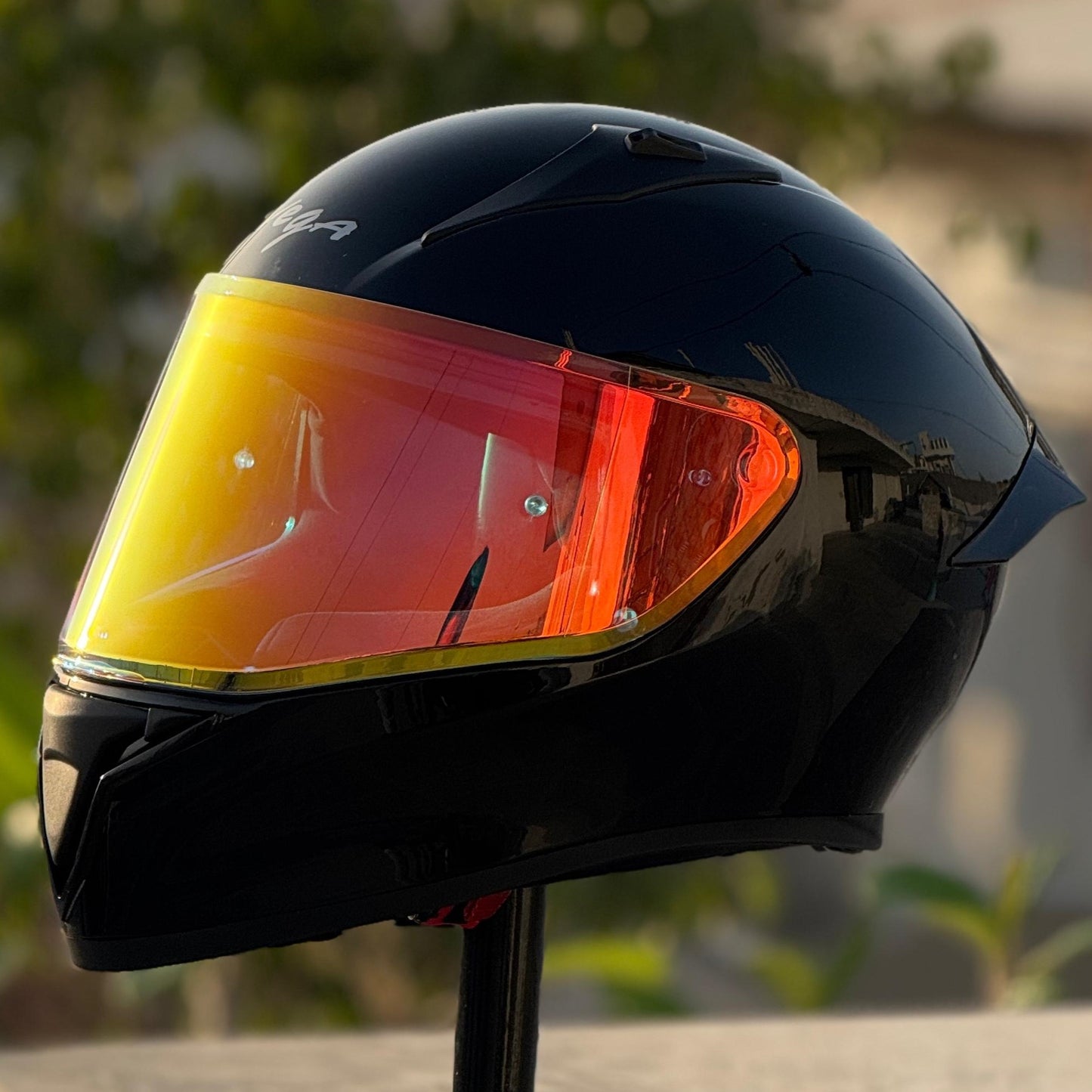 AFTERMARKET VEGA BOLT NIGHT VISION VISOR – REVO CLEAR RED (PINLOCK READY)