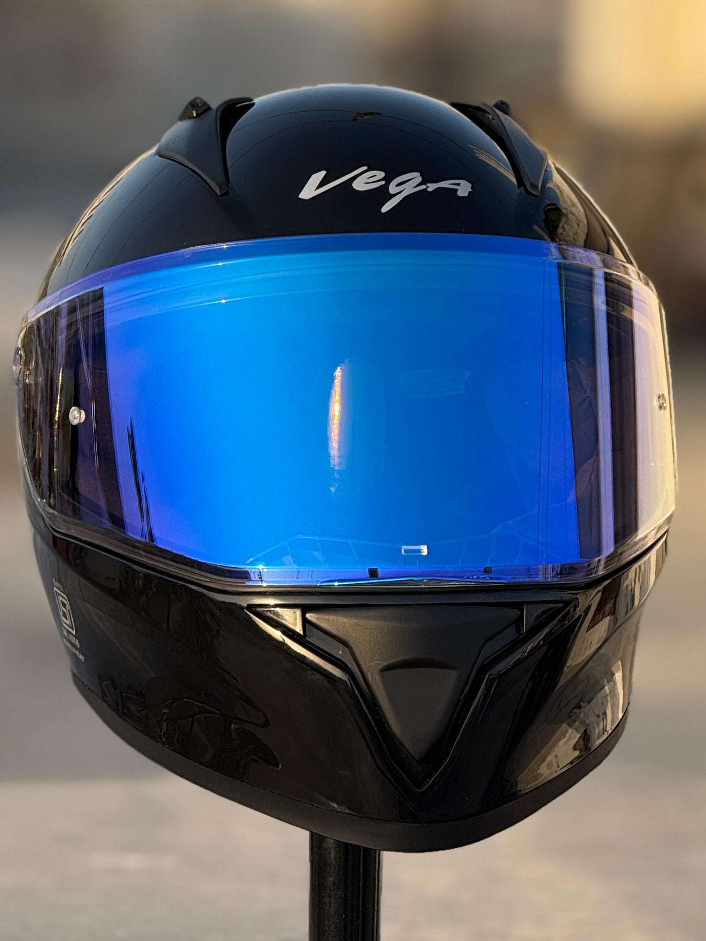 AFTERMARKET VEGA BOLT NIGHT VISION VISOR – REVO CLEAR BLUE (PINLOCK READY)