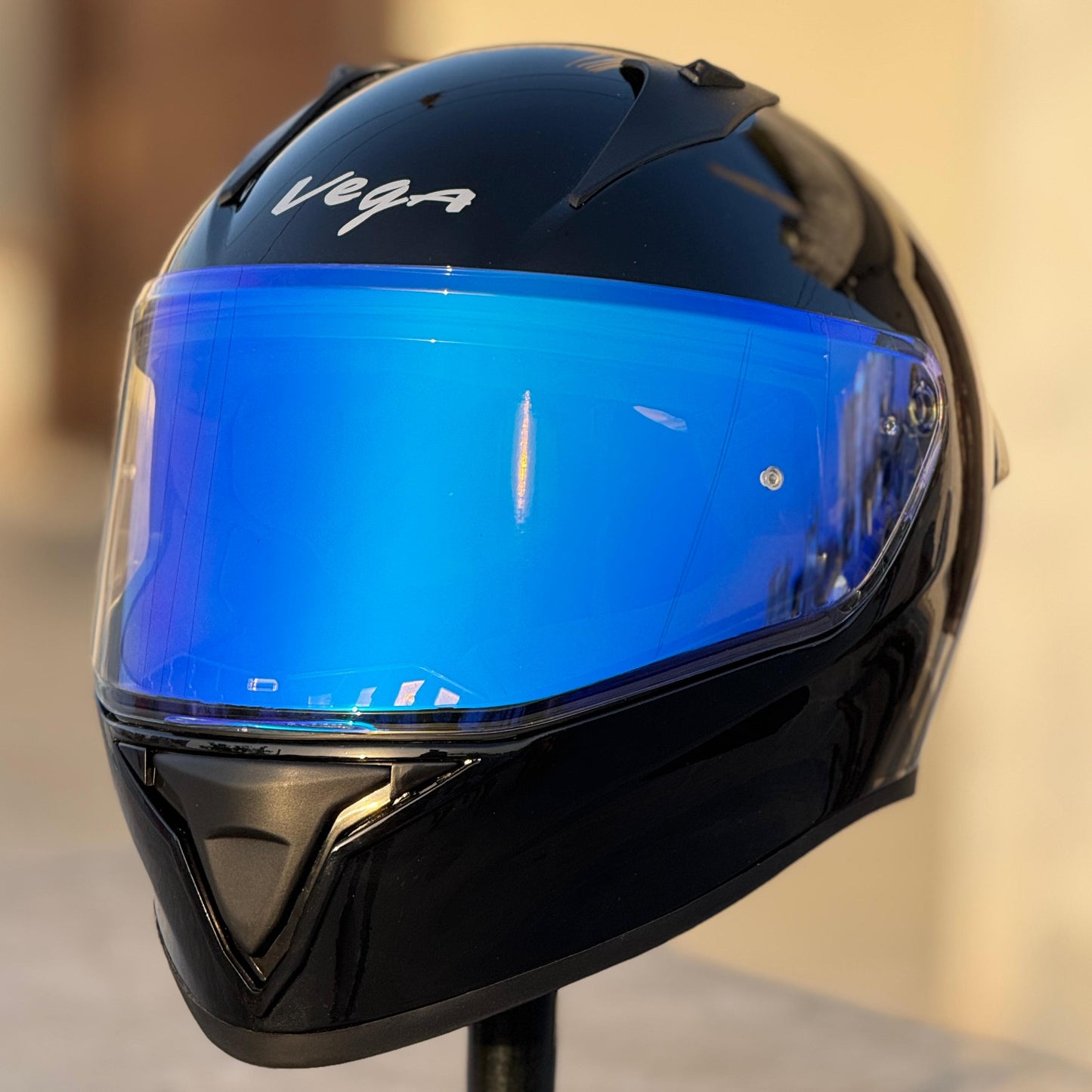 AFTERMARKET VEGA BOLT NIGHT VISION VISOR – REVO CLEAR BLUE (PINLOCK READY)