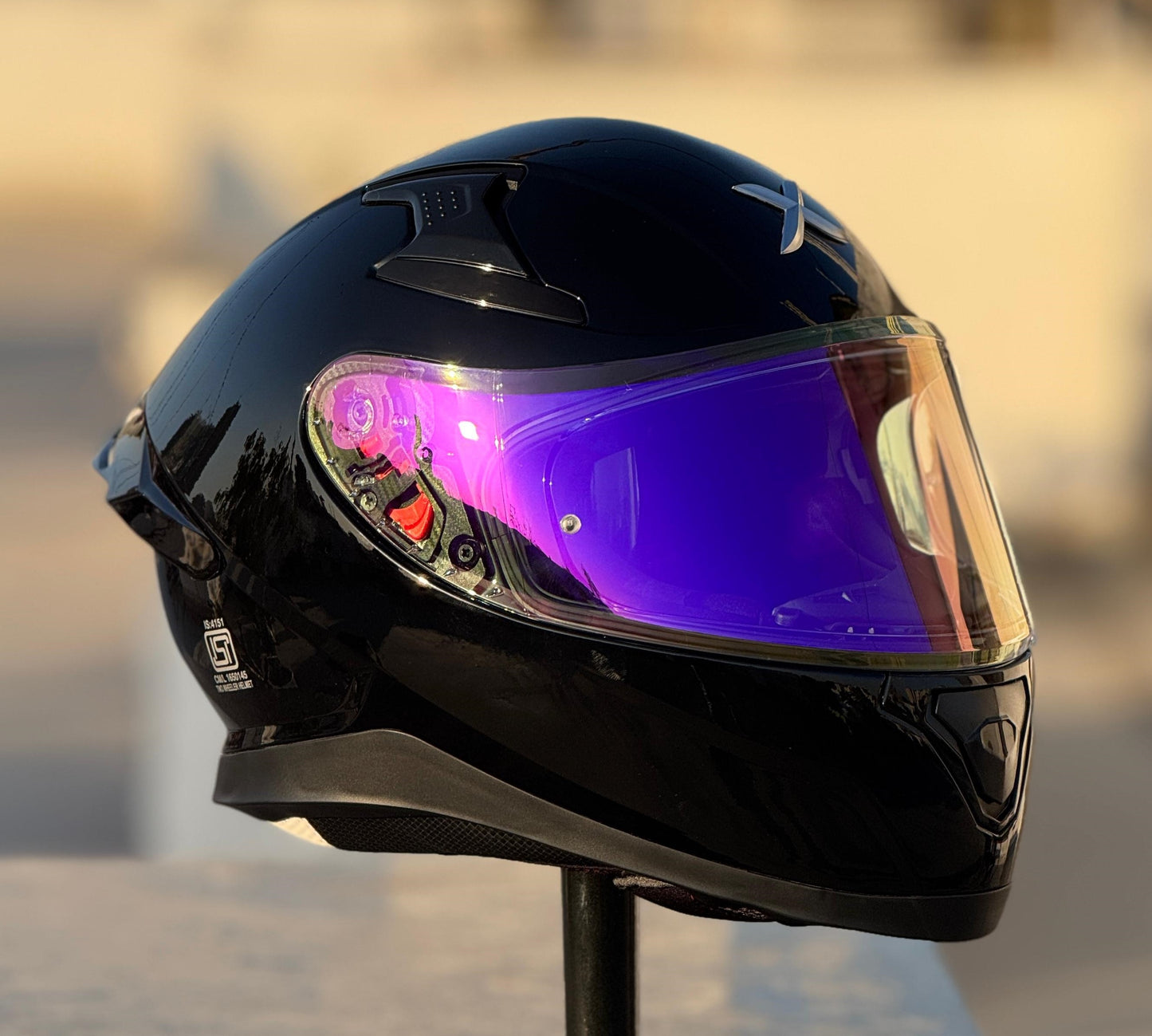 AFTERMARKET APEX NIGHT VISION – REVO CLEAR PURPLE VISOR (PINLOCK 70 READY)