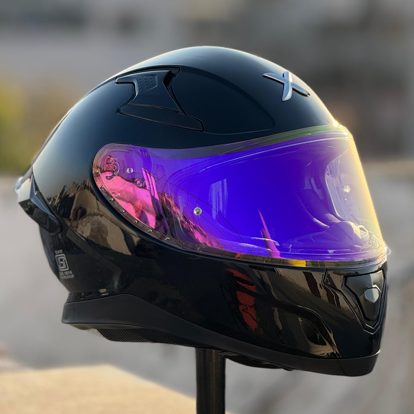 AFTERMARKET APEX NIGHT VISION – REVO CLEAR PURPLE VISOR (PINLOCK 70 READY)