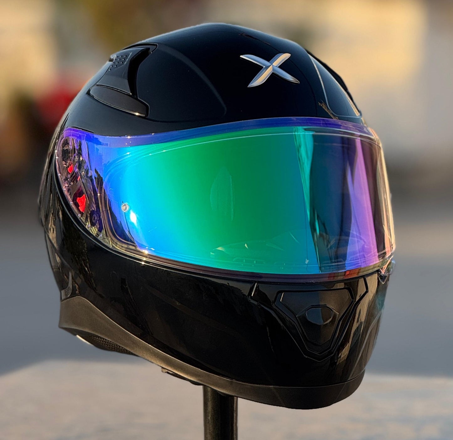 AFTERMARKET APEX NIGHT VISION – REVO CLEAR GREEN VISOR (PINLOCK 70 READY)
