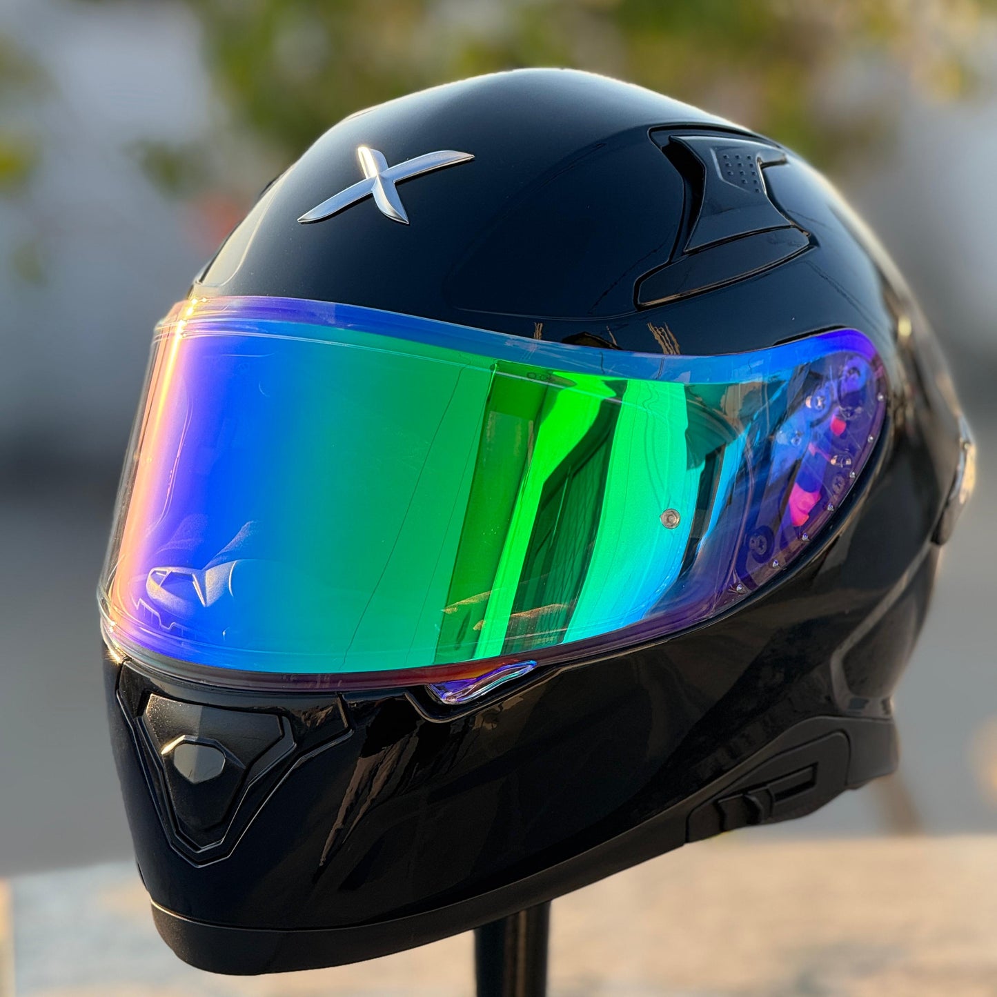 AFTERMARKET APEX NIGHT VISION – REVO CLEAR GREEN VISOR (PINLOCK 70 READY)