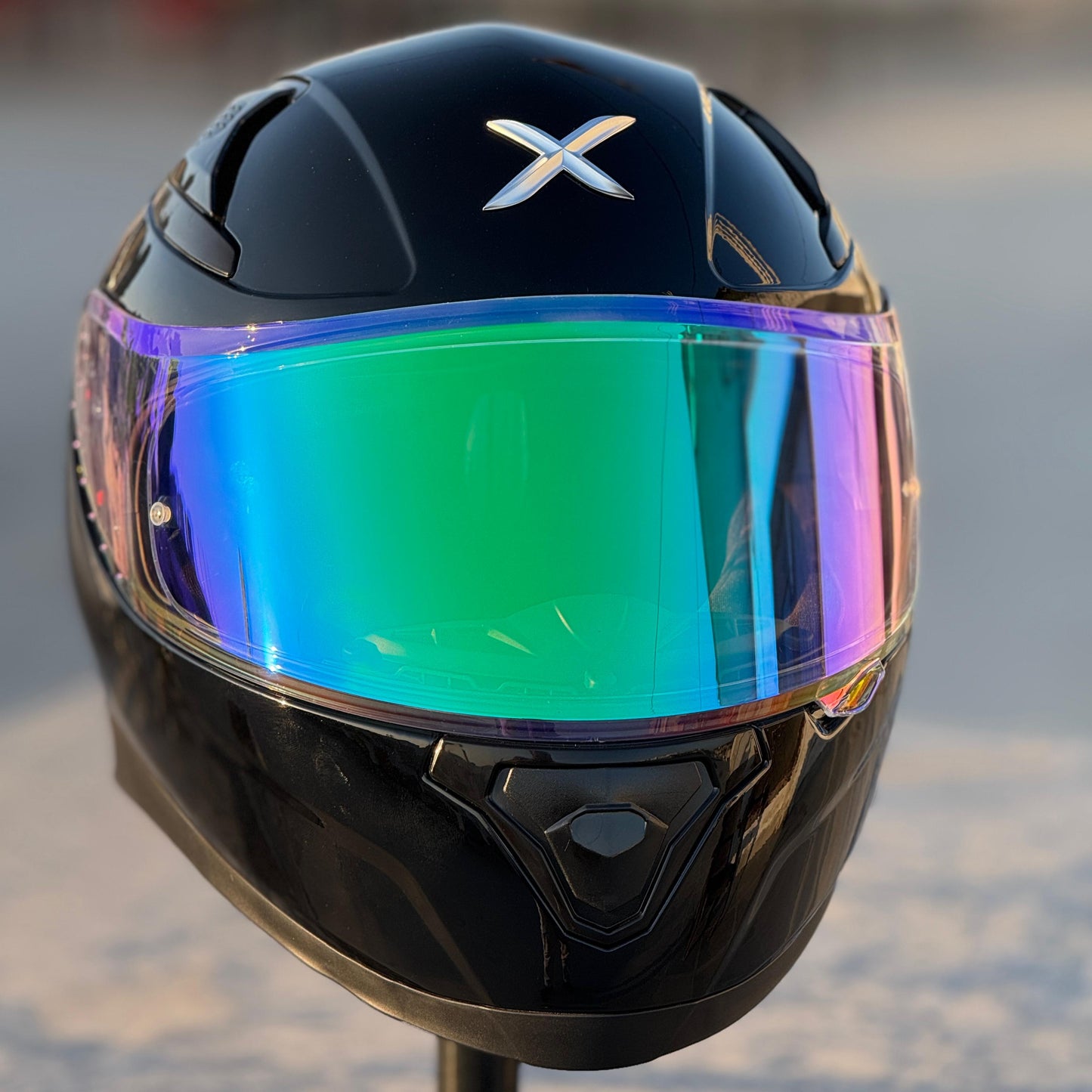 AFTERMARKET APEX NIGHT VISION – REVO CLEAR GREEN VISOR (PINLOCK 70 READY)