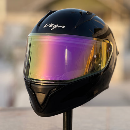 AFTERMARKET VEGA BOLT NIGHT VISION VISOR  – REVO CLEAR PURPLE (PINLOCK READY)
