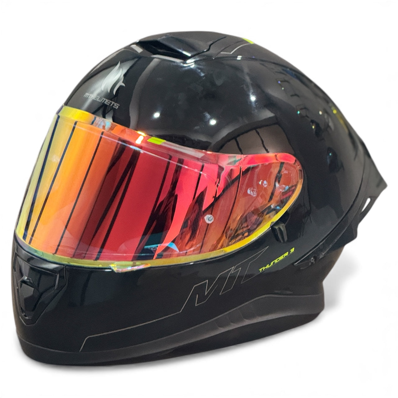 AFTER MARKET NIGHT VISION VISOR COMPATIBLE WITH MT V12 THUNDER 3, MUGELLO, STINGER MODEL UP TO 2019, THUNDER 3 PRO & 2016 BLADE HELMETS.