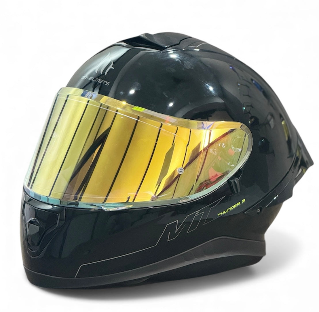 AFTER MARKET NIGHT VISION VISOR COMPATIBLE WITH MT V12 THUNDER 3, MUGELLO, STINGER MODEL UP TO 2019, THUNDER 3 PRO & 2016 BLADE HELMETS.