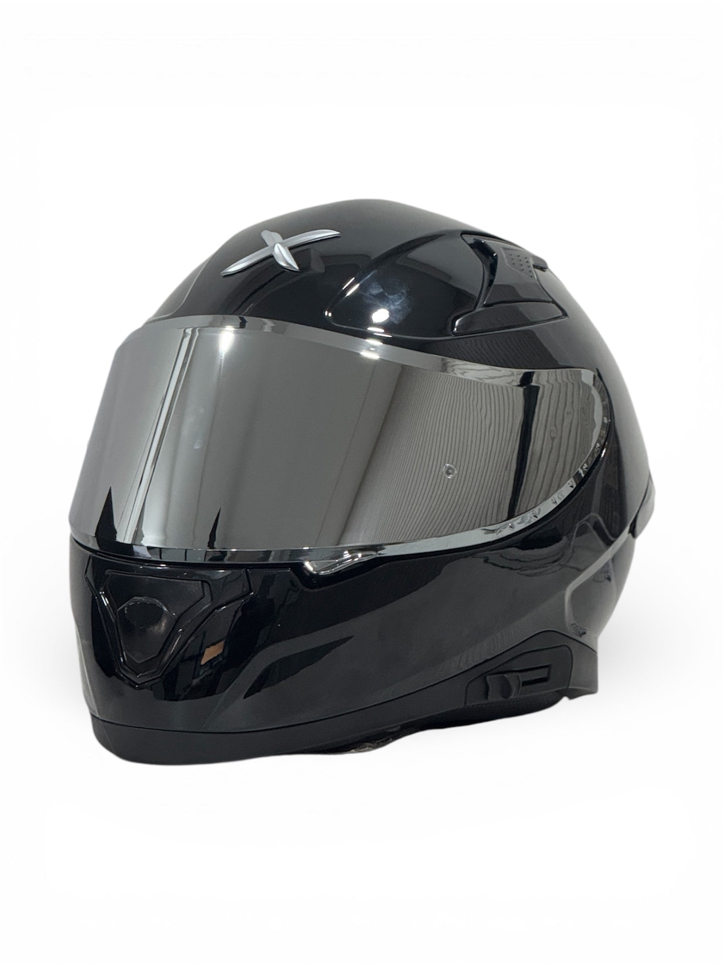 AFTERMARKET APEX MERCURY/SILVER VISOR (PINLOCK 30 READY)