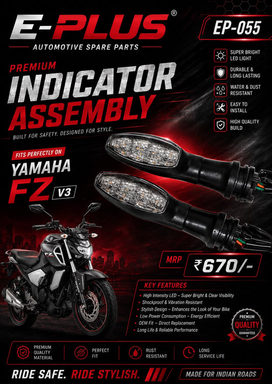 E-PLUS Indicator Assembly for Yamaha FZ V3 (1 SET)
