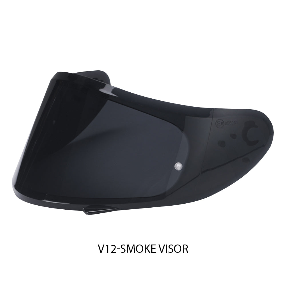 AFTERMARKET VISOR COMPATIBLE WITH MT V-12 MUGELLO, STINGER MODEL UP TO 2019, THUNDER 3 & 2016 BLADE HELMETS.
